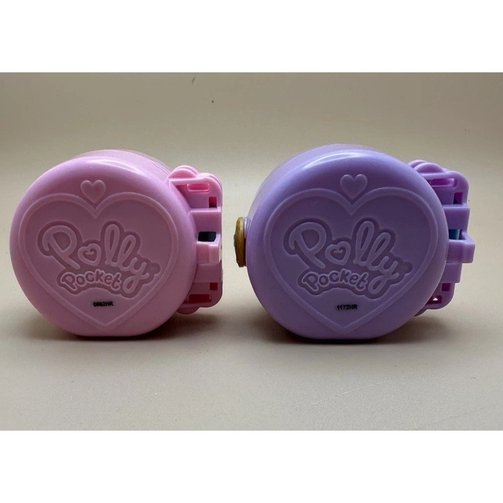 2 Mattel Polly Pocket Pajama Party & Sleepy Pets W/2 Girls 1 Sheep - Picture 3 of 12